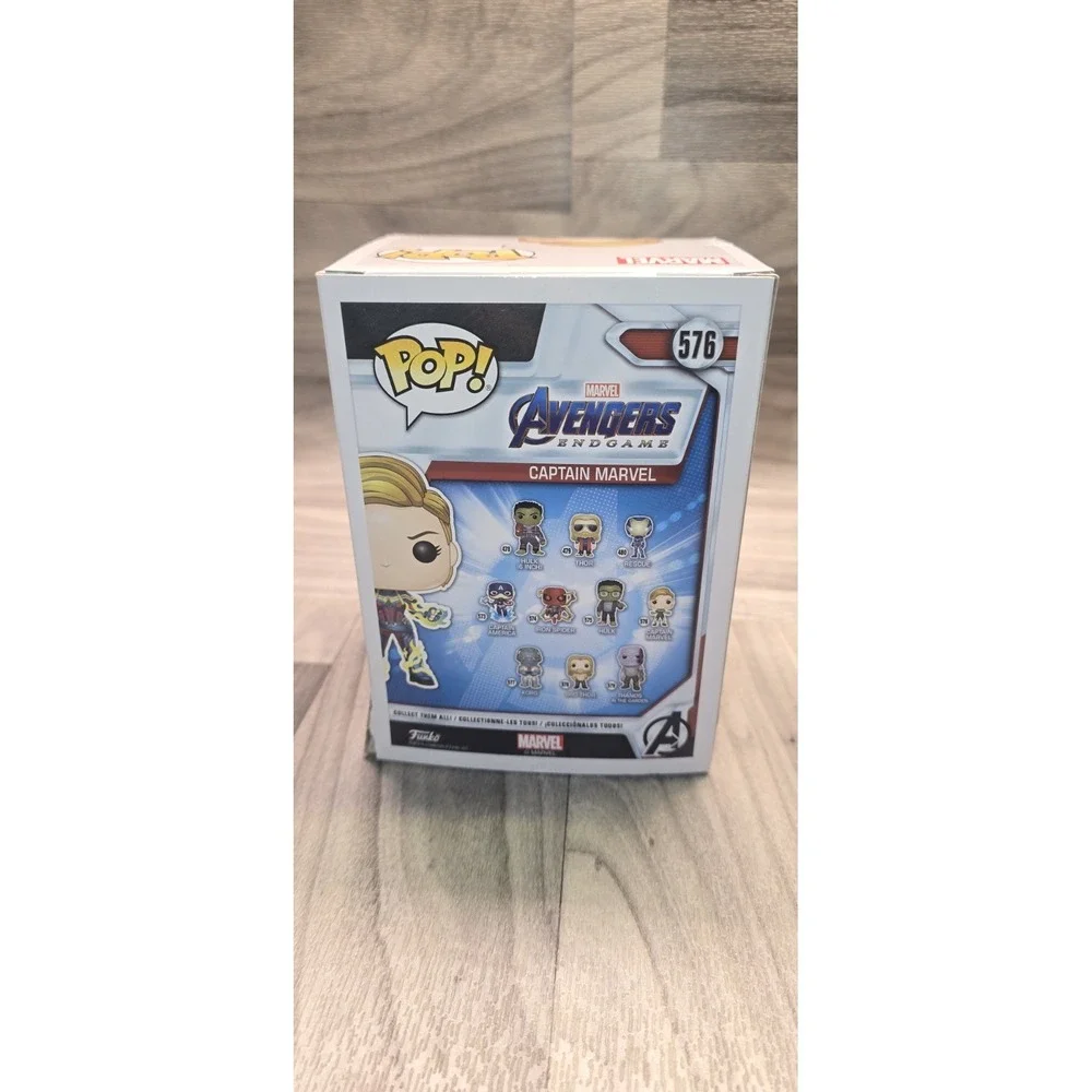Funko Pop Avengers Captain Marvel Endgame 576 Bobble-Head Vinyl Figurine New